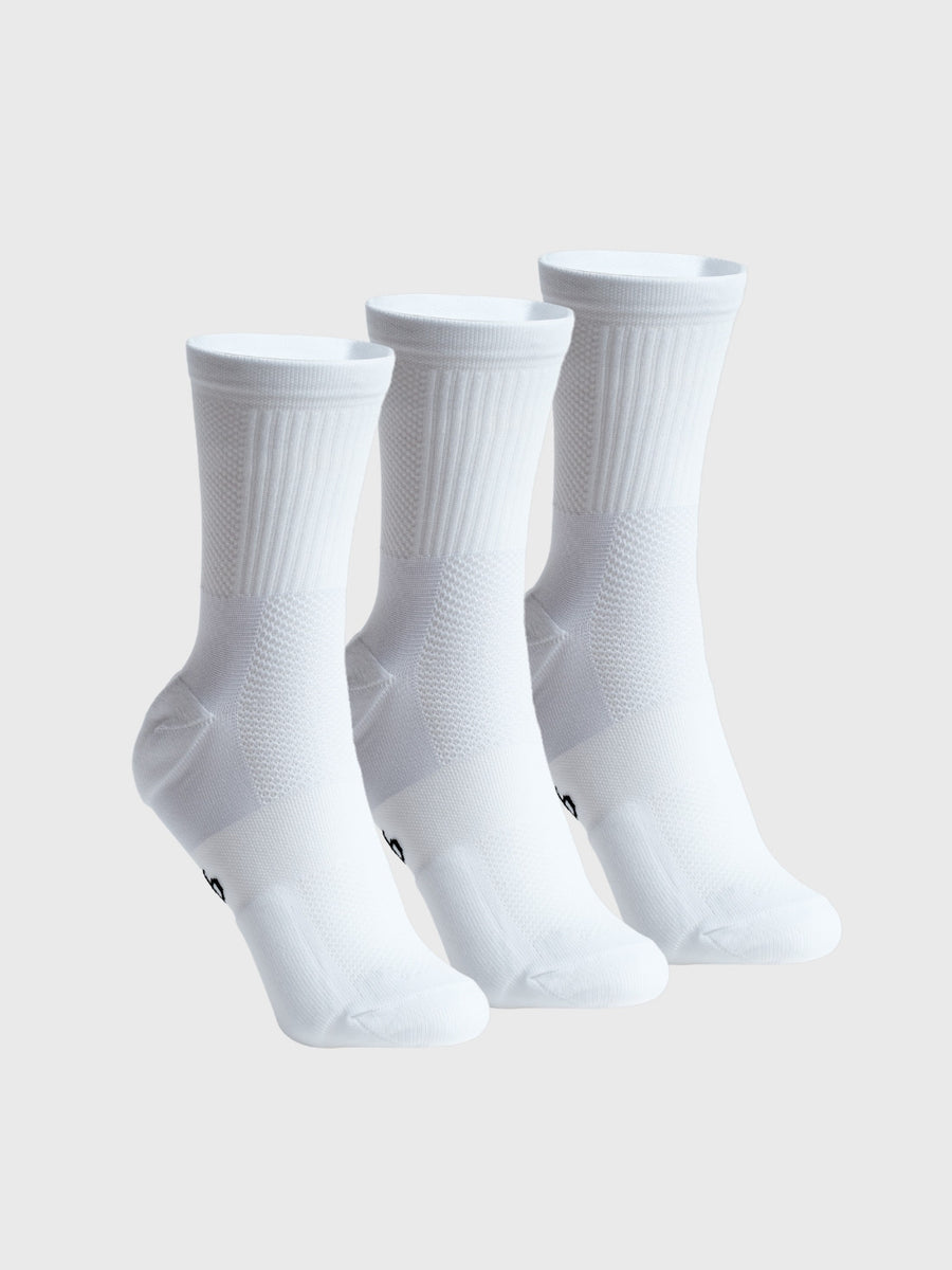 Permanent White Socks 3-Pack
